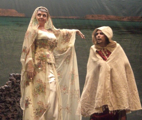 Montse Martinez en el papel de Casiopea