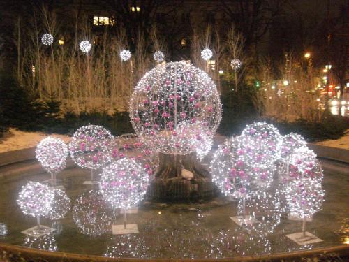 Fuente en Clémenceau-Campos Eliseos