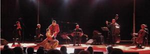 Tango Quattro junto a los bailarines Julio y Veronique