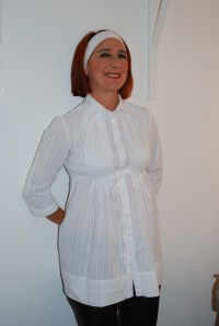 Gracia Olayo Gracia Olayo minutos antes de salir a escena